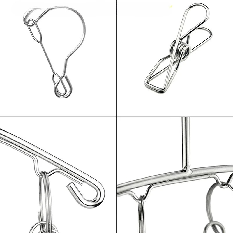 Windproof Clothing Rack Clips  - Sock Organizer Tray ulasan dan harga