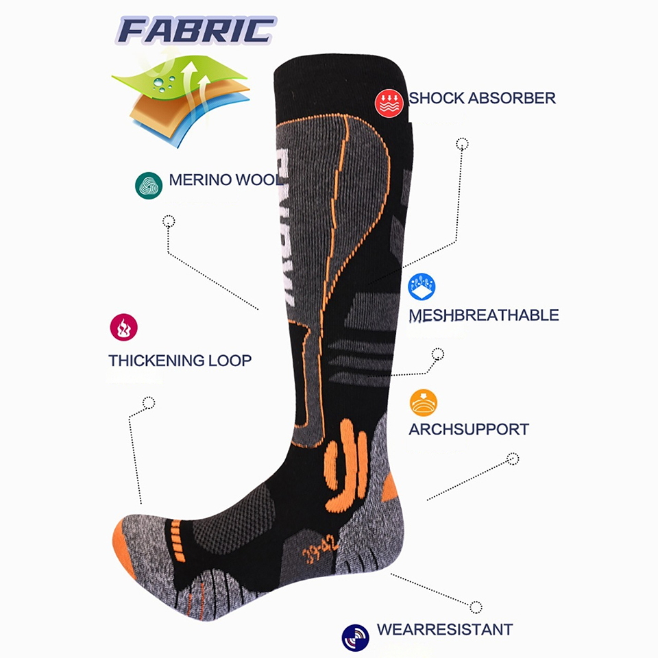 Loogdeel High Quality Merino W - Thermal Sock Winter ulasan dan harga