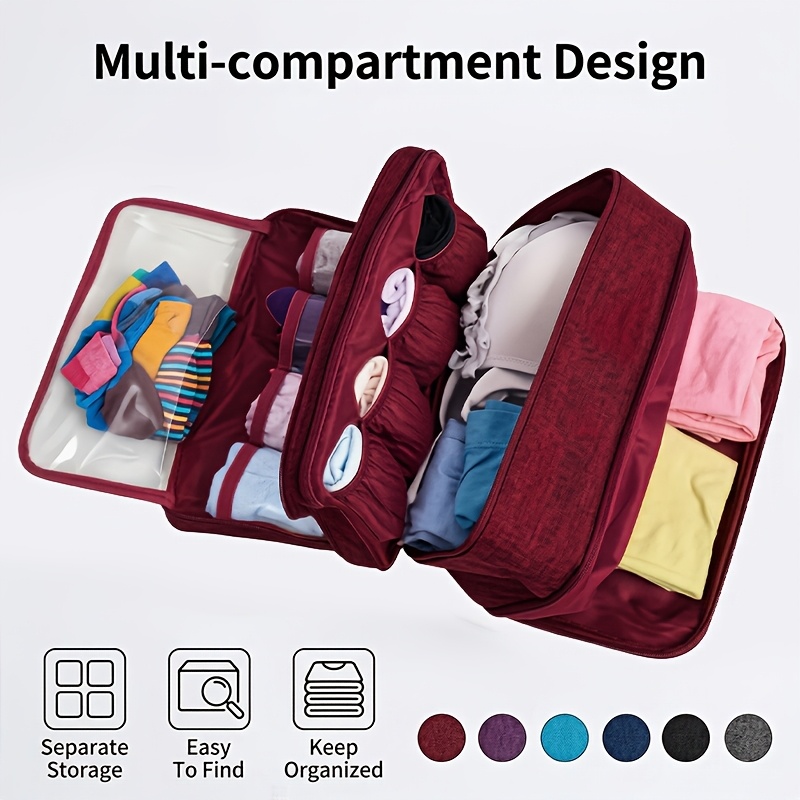 1 PCS Portable Foldable Travel - Sock Organizer Tray ulasan dan harga