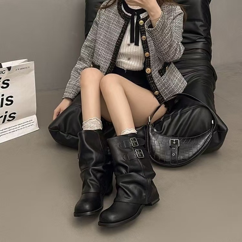 Women Black Slouchy Mid Calf B - No Show Sock Women ulasan dan harga
