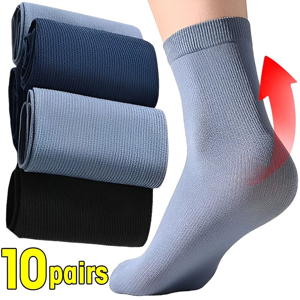 10pairs New Elastic Breathable - Silk Sock Bamboo ulasan dan harga