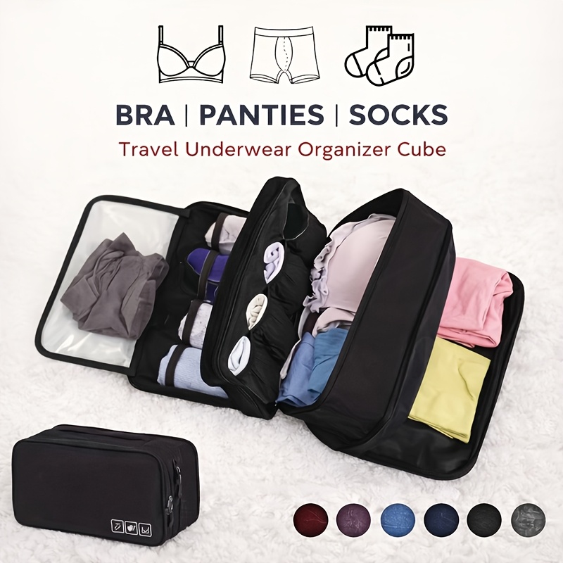 1 PCS Portable Foldable Travel - Sock Organizer Tray ulasan dan harga