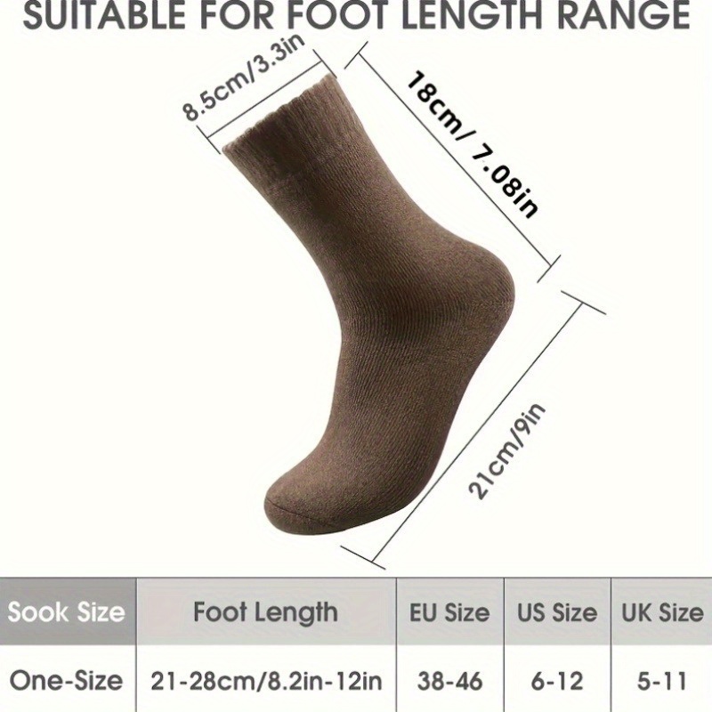 1 Pair Winter Thick Men's Snow - Thermal Sock Winter ulasan dan harga