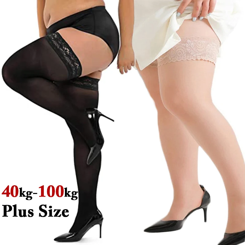 Plus Size Women Thigh High Sto - Thigh High Sock Stay Up ulasan dan harga