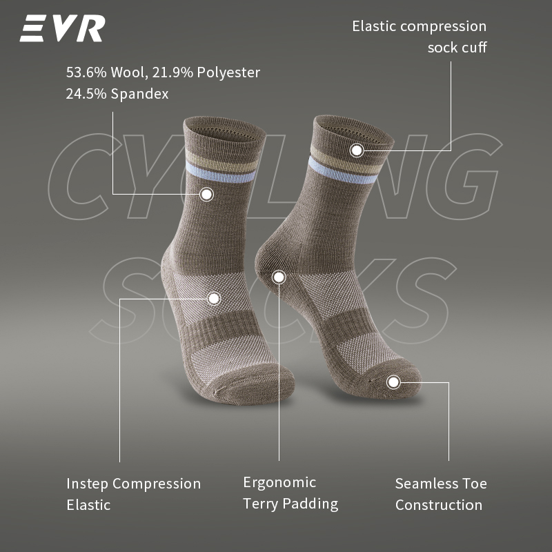 EVR Autumn Winter Merino Wool  - Thermal Sock Winter ulasan dan harga